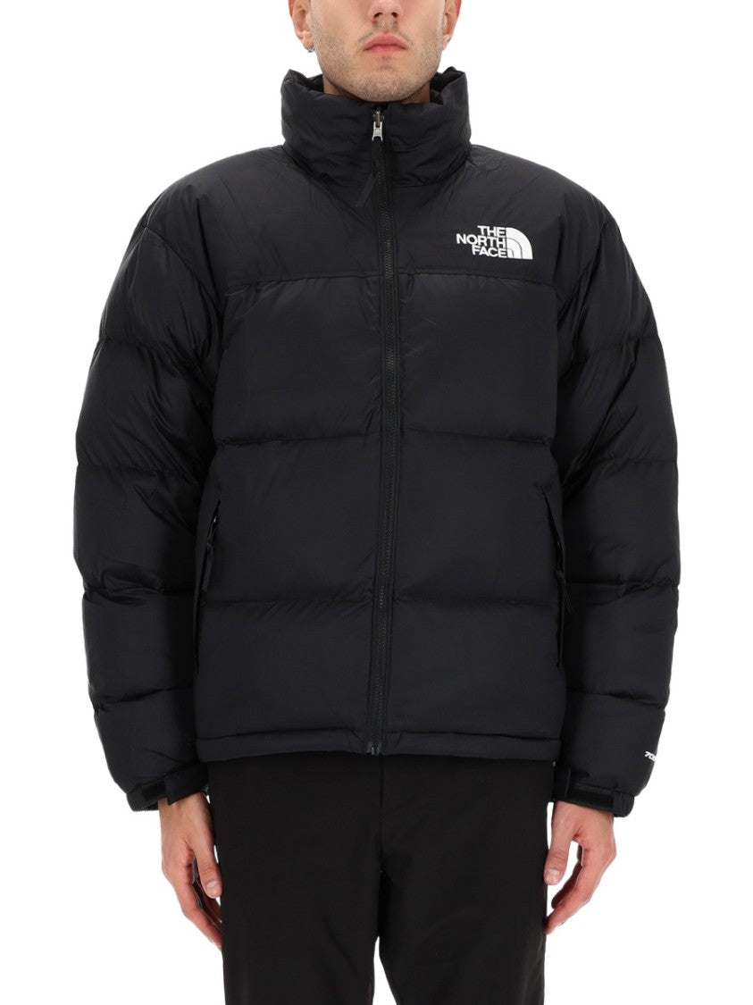 The North Face Boxy Cropped Puffer Jacket With High Collar And Adjustable Cuffs