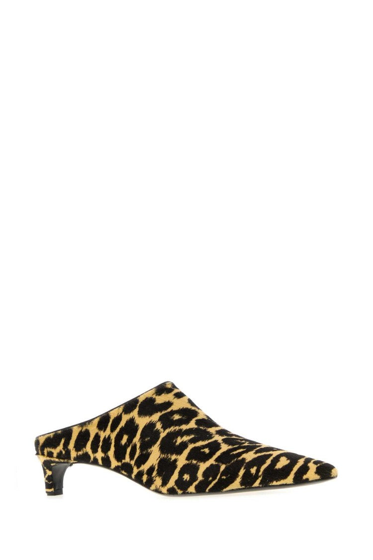 Jil Sander Printed Calf Hair Mules
