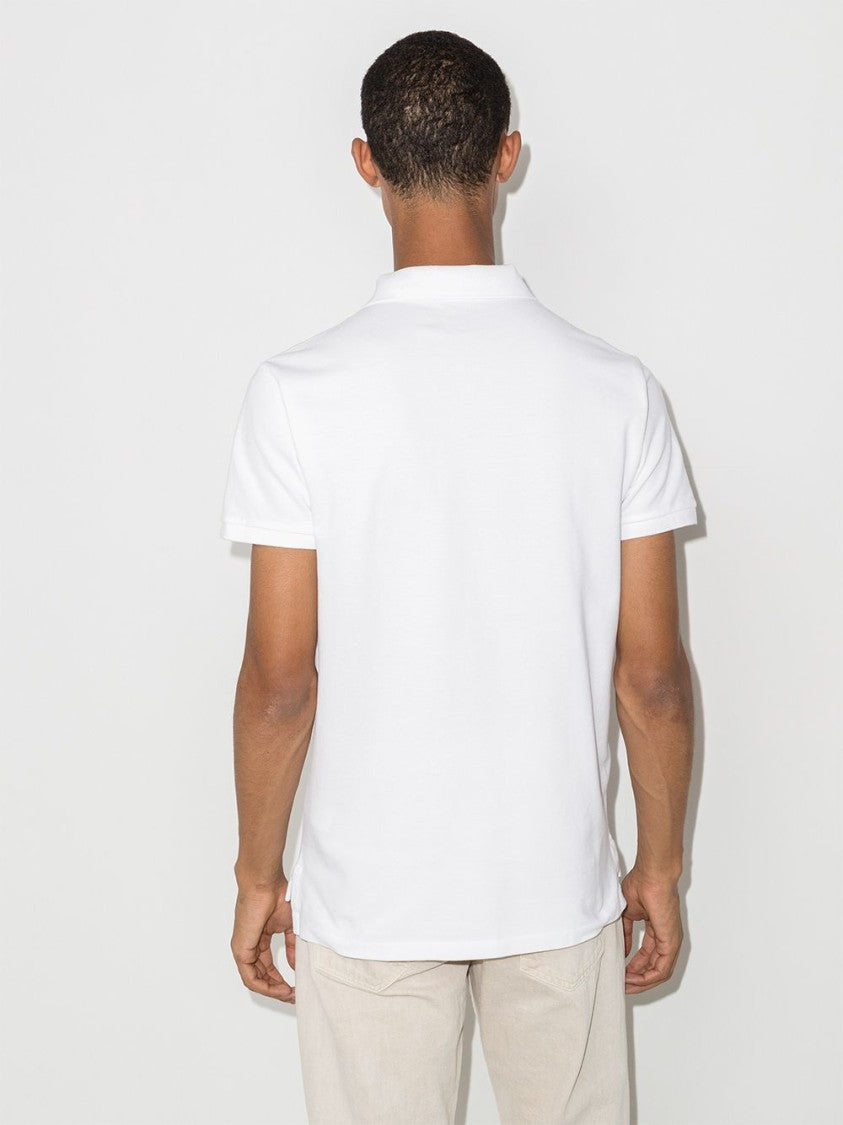 Polo Ralph Lauren White Custom Slim Fit Polo Shirt