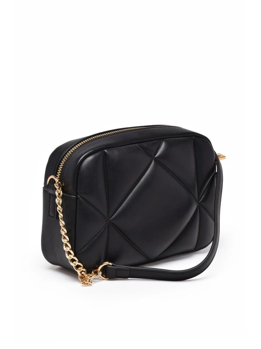 Love Moschino Black Quilted Polyurethane Shoulder Bag