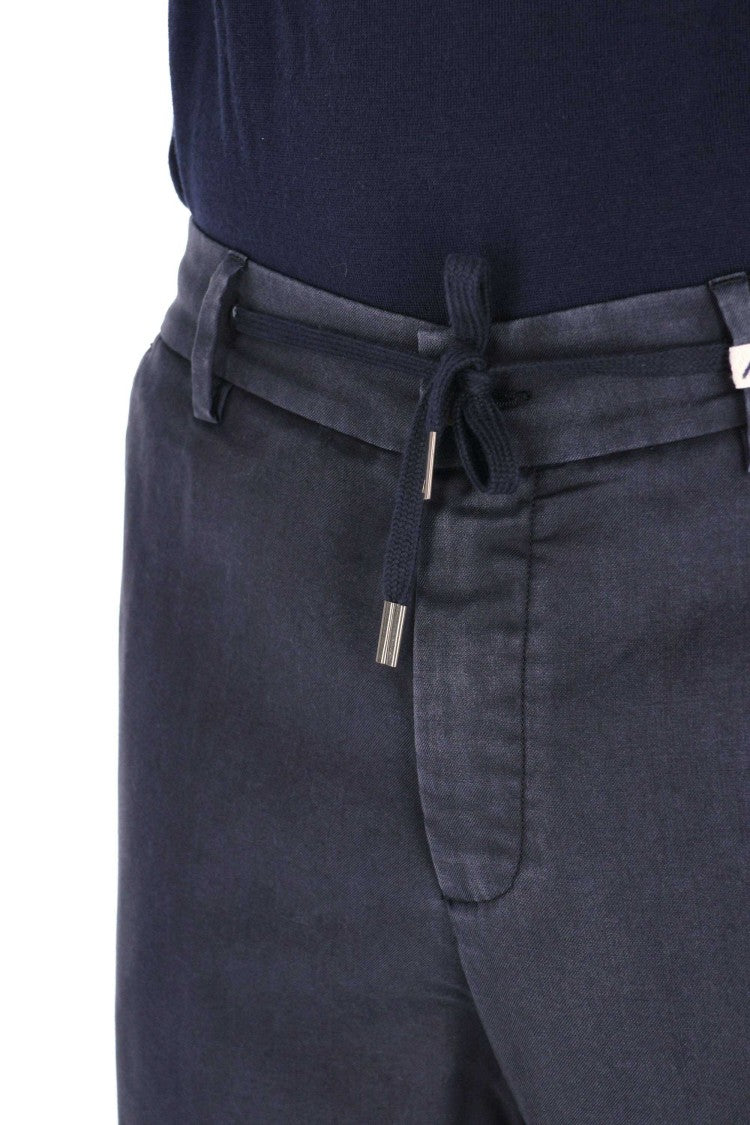 Myths Drawstring Delavé Wool-Cashmere Trousers