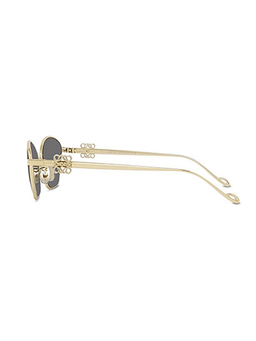 Loewe Lw40115u Geometric-Shaped Metallic Sunglasses