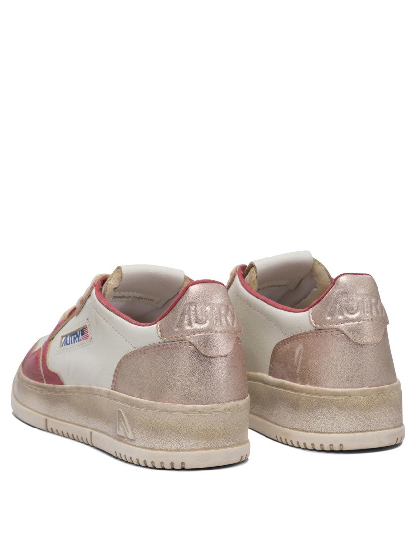 Autry Low-Top Sneakers With Smooth Leather And Suede Panels