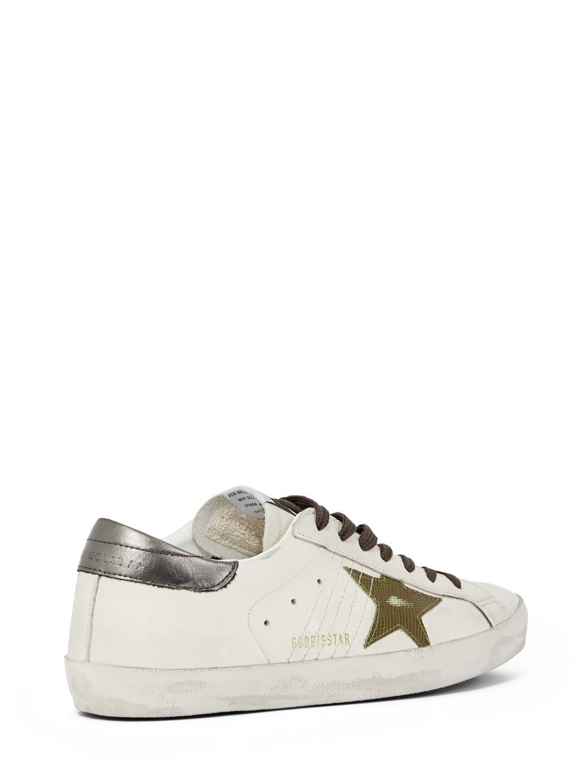 Golden Goose Cocco Print Leather Sneakers