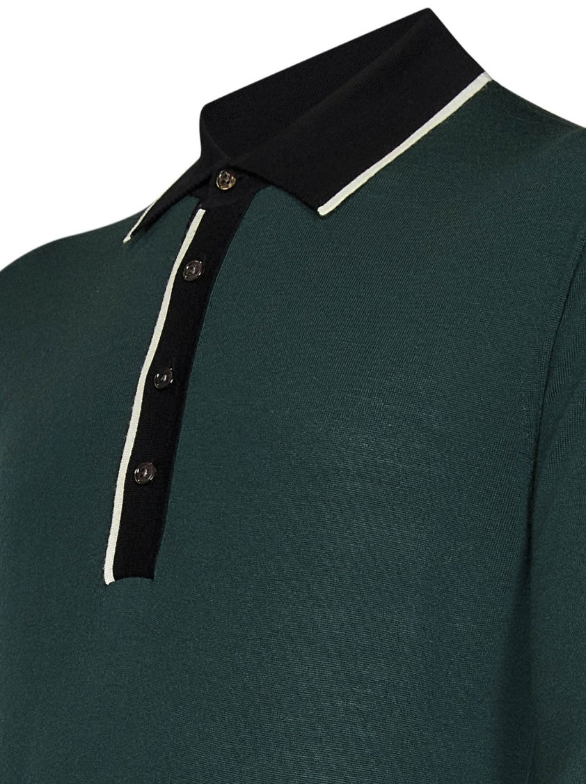 Low Brand Green Polo Shirt