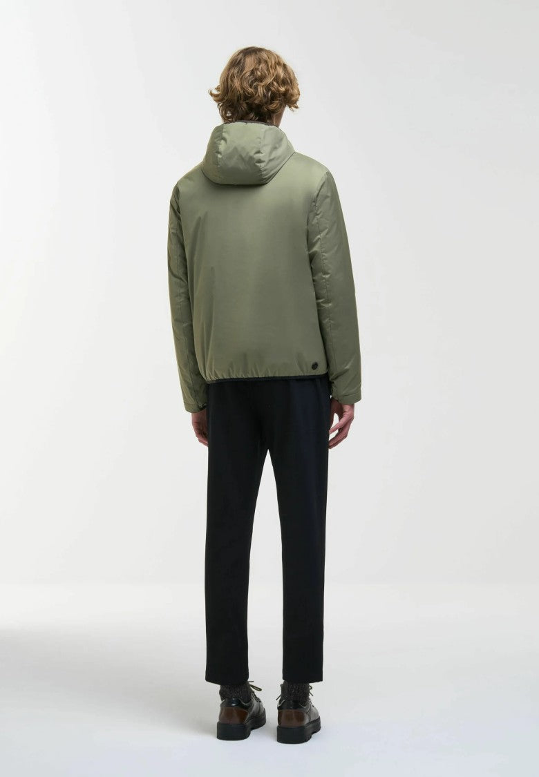 Colmar Matte Olive Green Minimalist Down Jacket