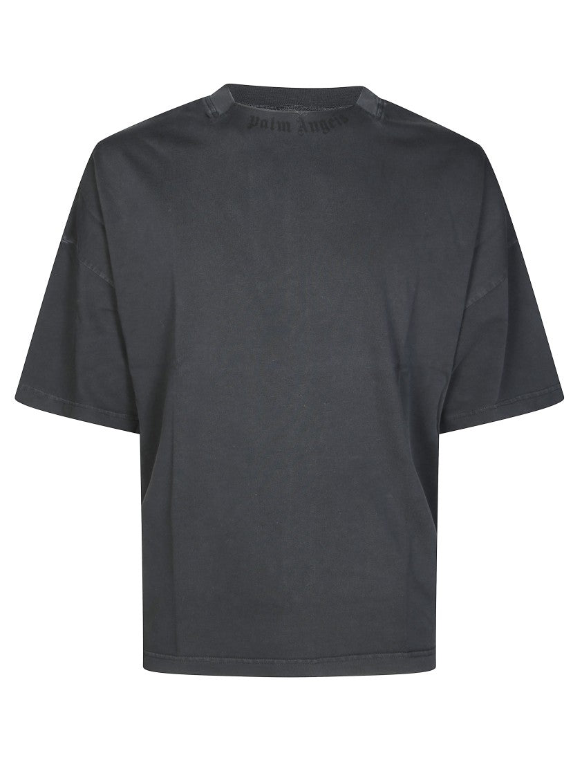 Palm Angels Essential Crew Neck T-Shirt In Soft Cotton