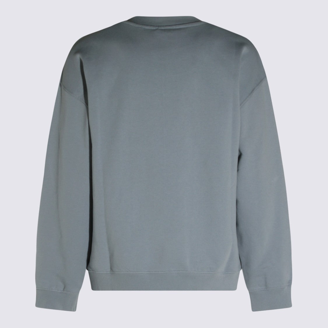 Diesel Relaxed Fit Graphic Knit Sweatshirt With Ribbed Details