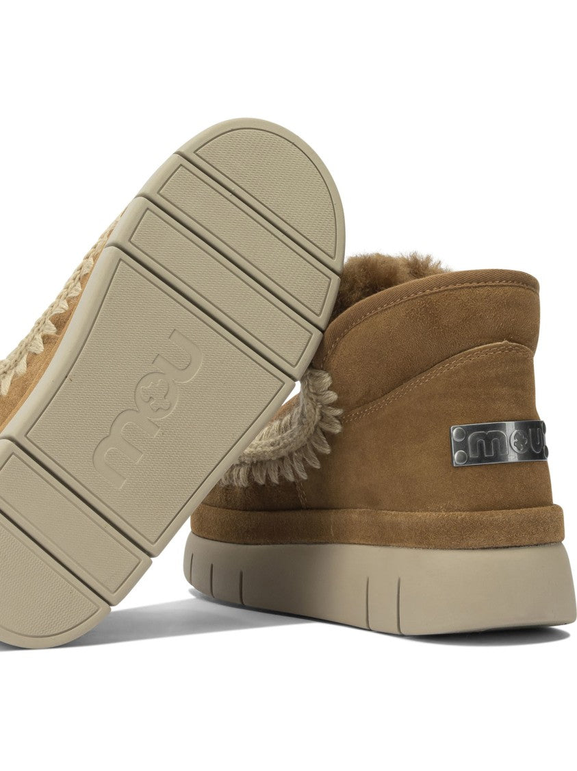 Mou Sheepskin Ankle Boots
