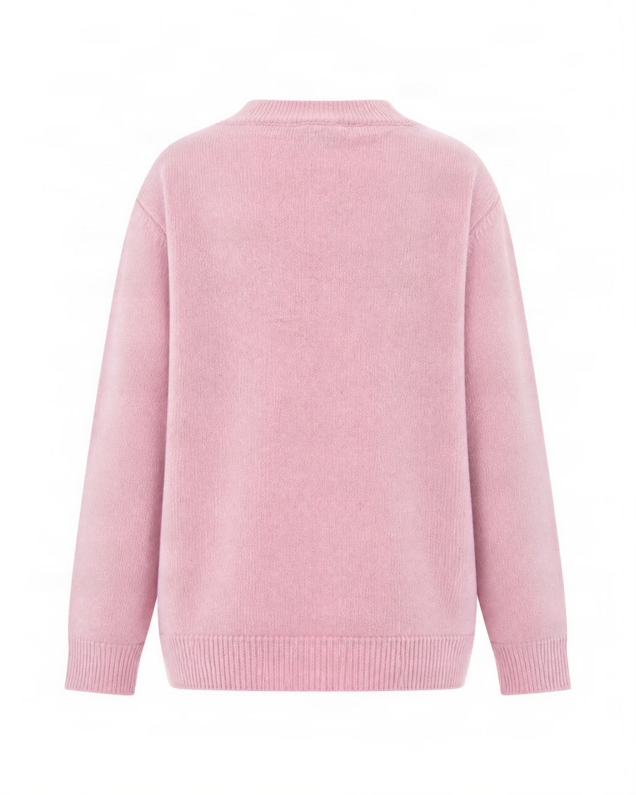 Fiorucci V-Neck Merino Wool Cashmere Sweater