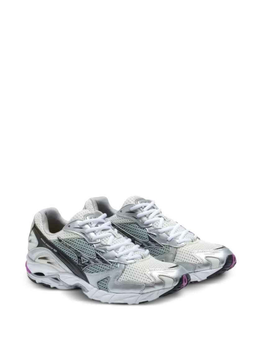 Mizuno Lace-Up Sneakers With Aquamarine Mesh
