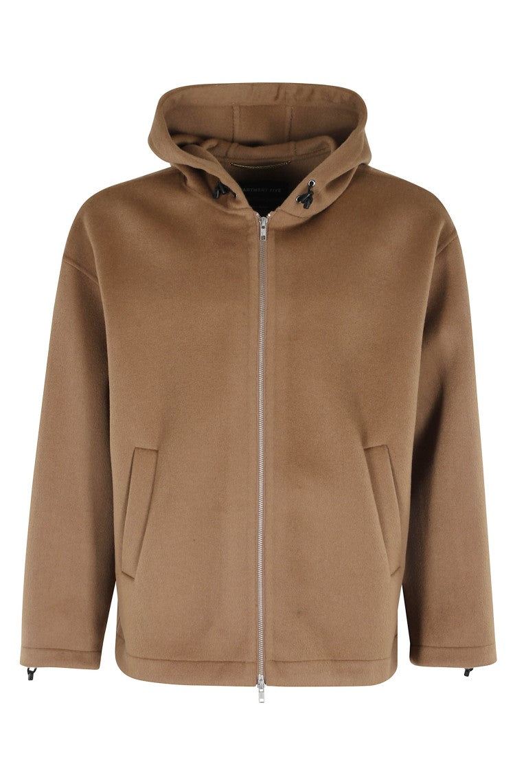 Department Five Camel Park Jacket With Adjustable Hood