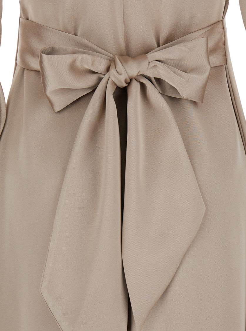Plain Long Sleeves Maxi Dress