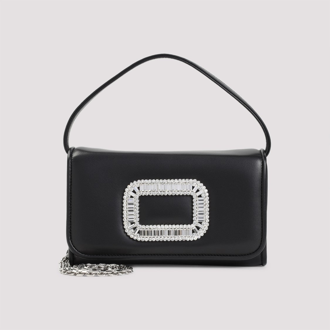 Roger Vivier Black Nappa Leather Handbag