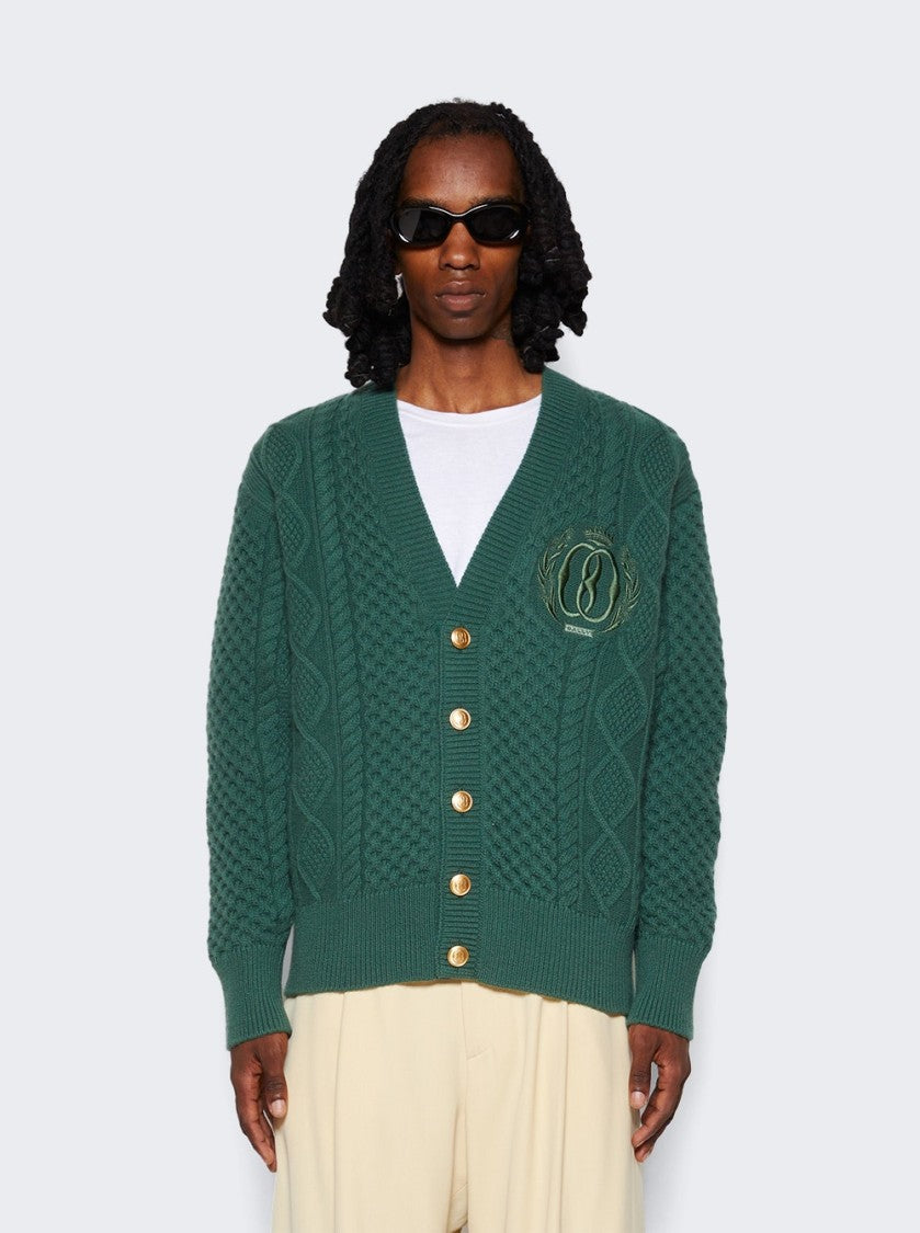 Bally Cable-Knit Wool Cardigan