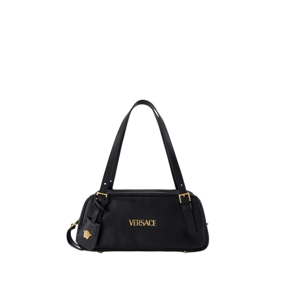 Versace Shoulder Bag - Leather - Black