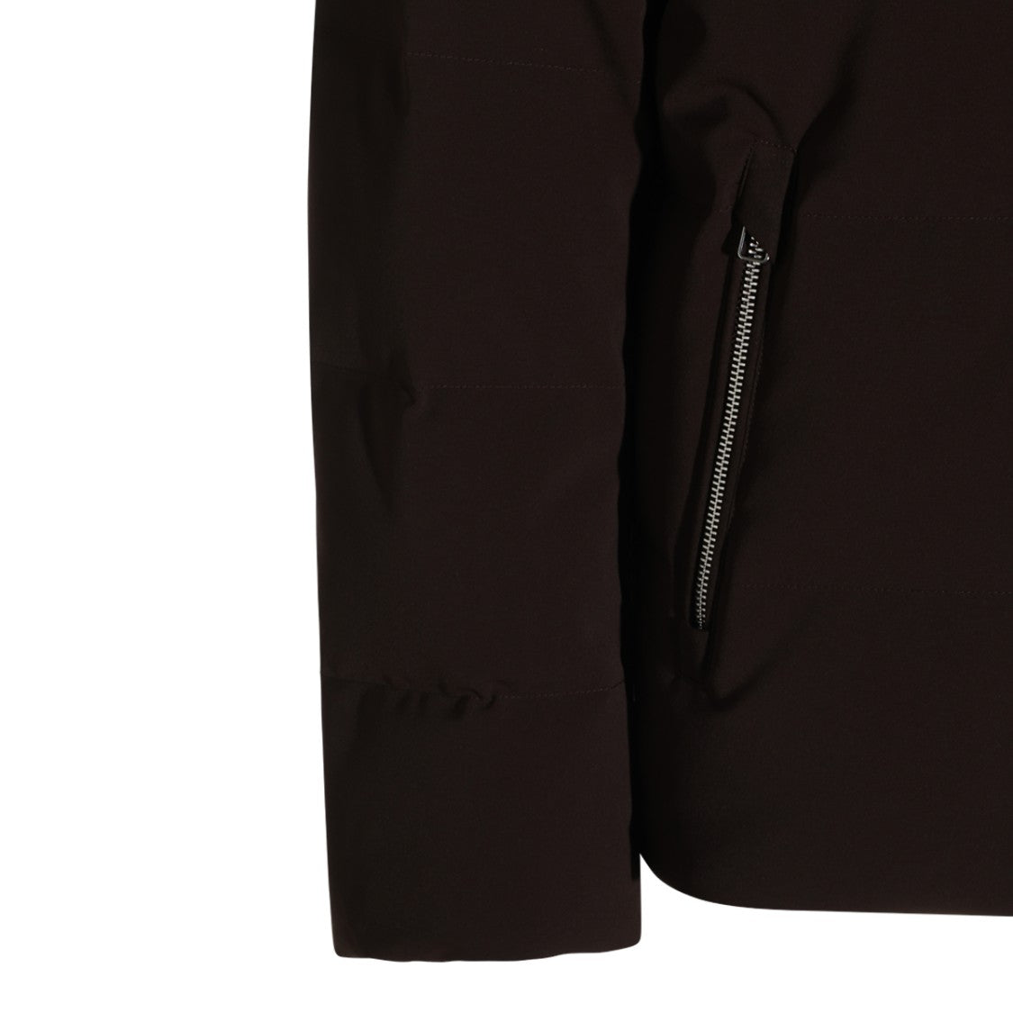 Montecore Brown Hooded Down Jacket