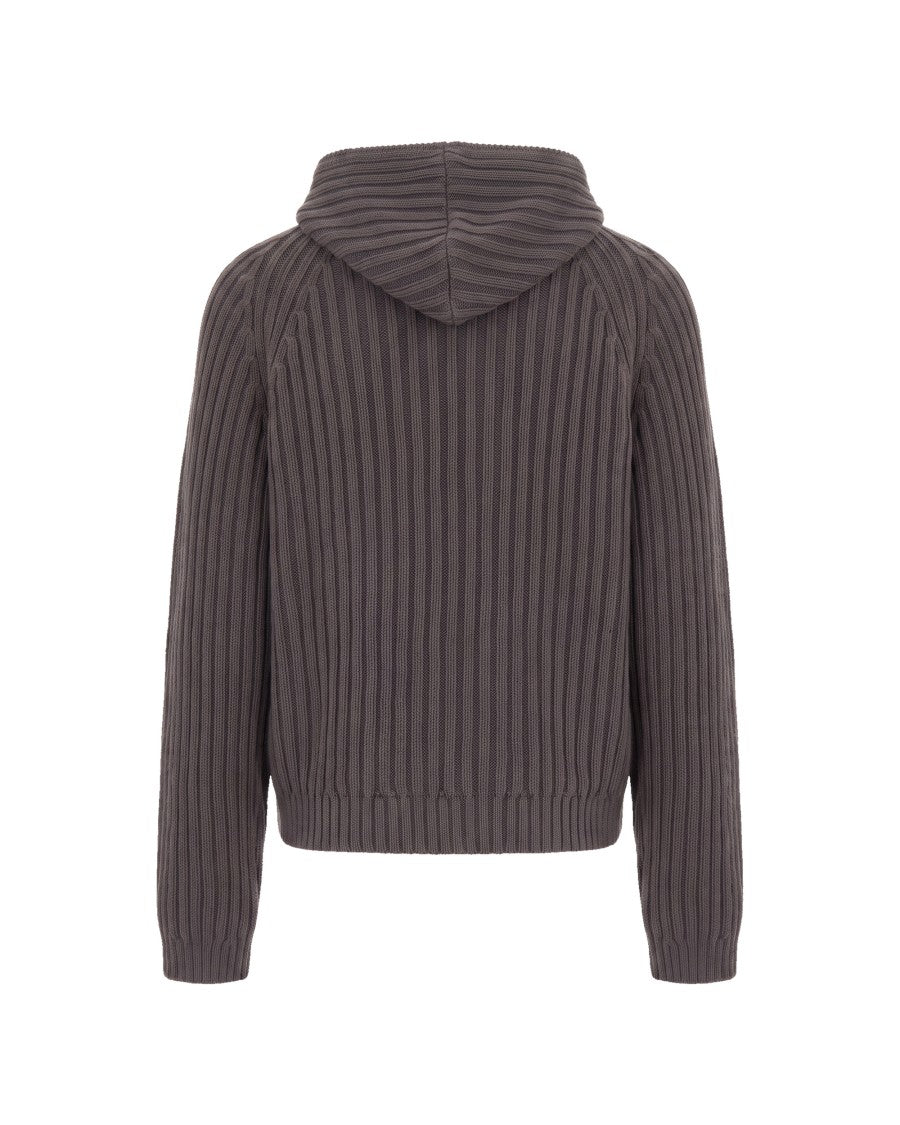 Our Legacy Sage Stripe Level Ribbed Merino Wool Hoodie