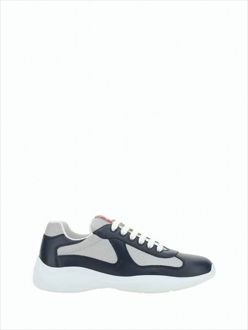 Prada Low-Top Sneakers With Smooth Leather