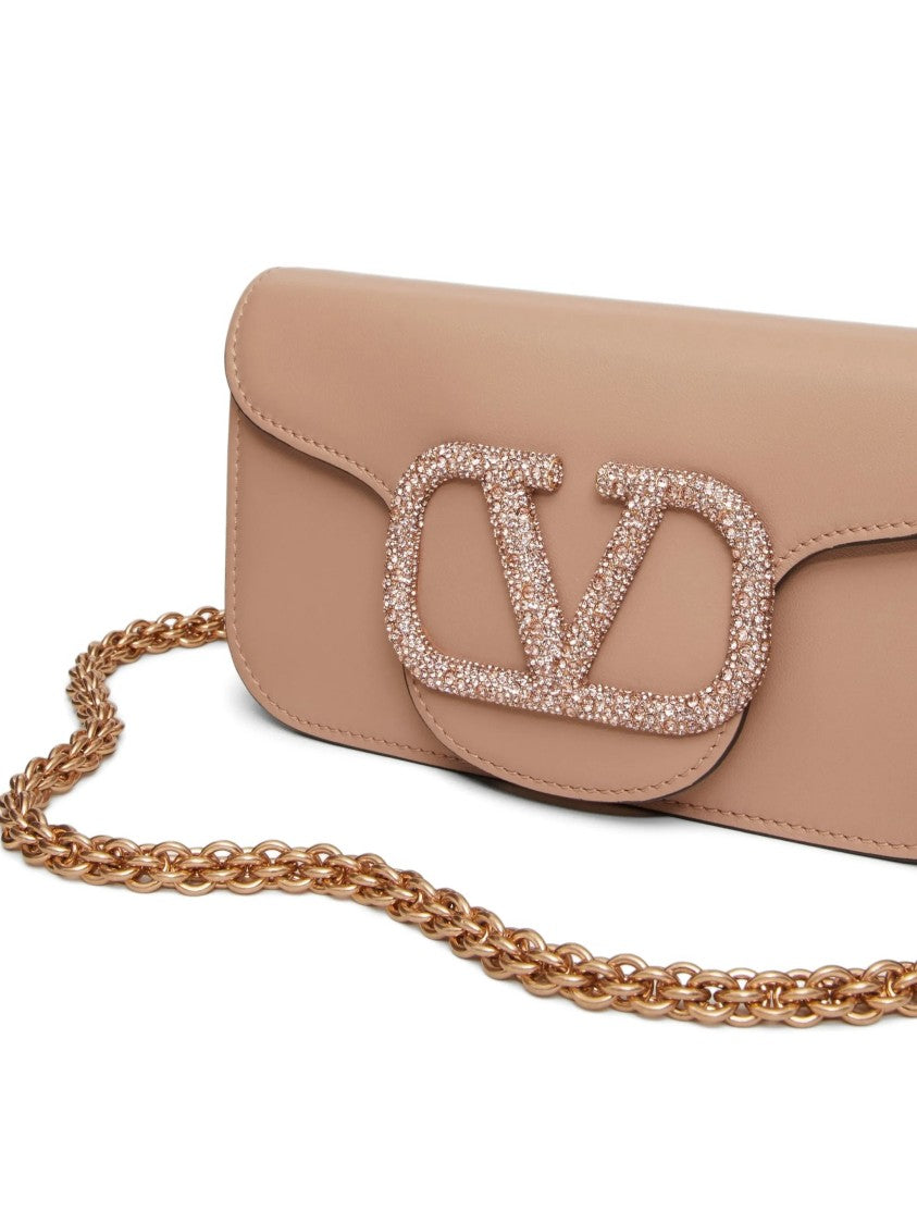 Valentino Loco Small Smooth Leather Shoulder Bag