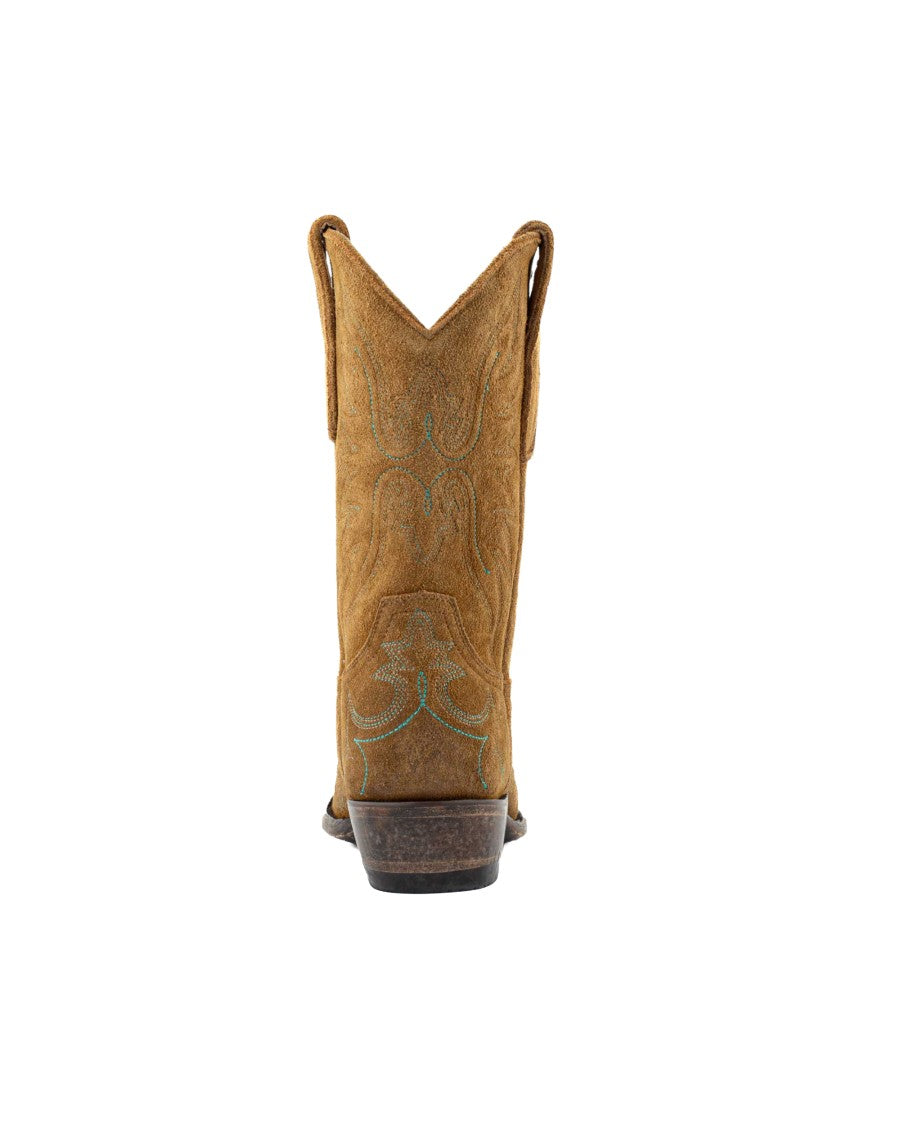 Mexicana Golden Brown Aguila Mex 10 Stitched Leather Boots