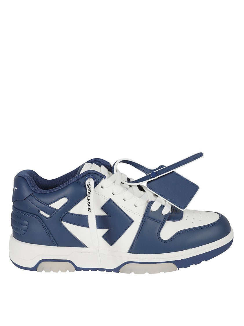 Off-White Low-Top Sneakers Featuring Distinctive Arrow Detail