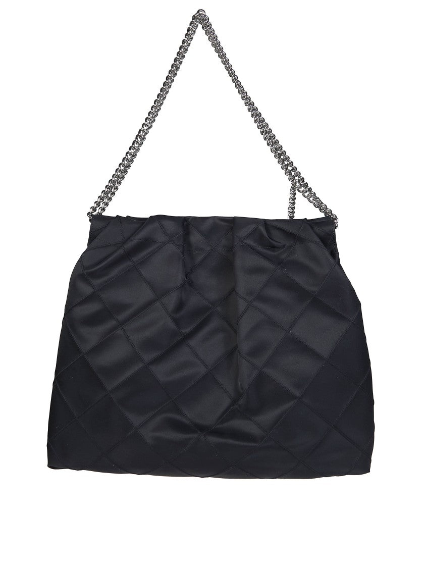 Tory Burch Quilted Fleming Nylon Slouchy Shoulder Bag