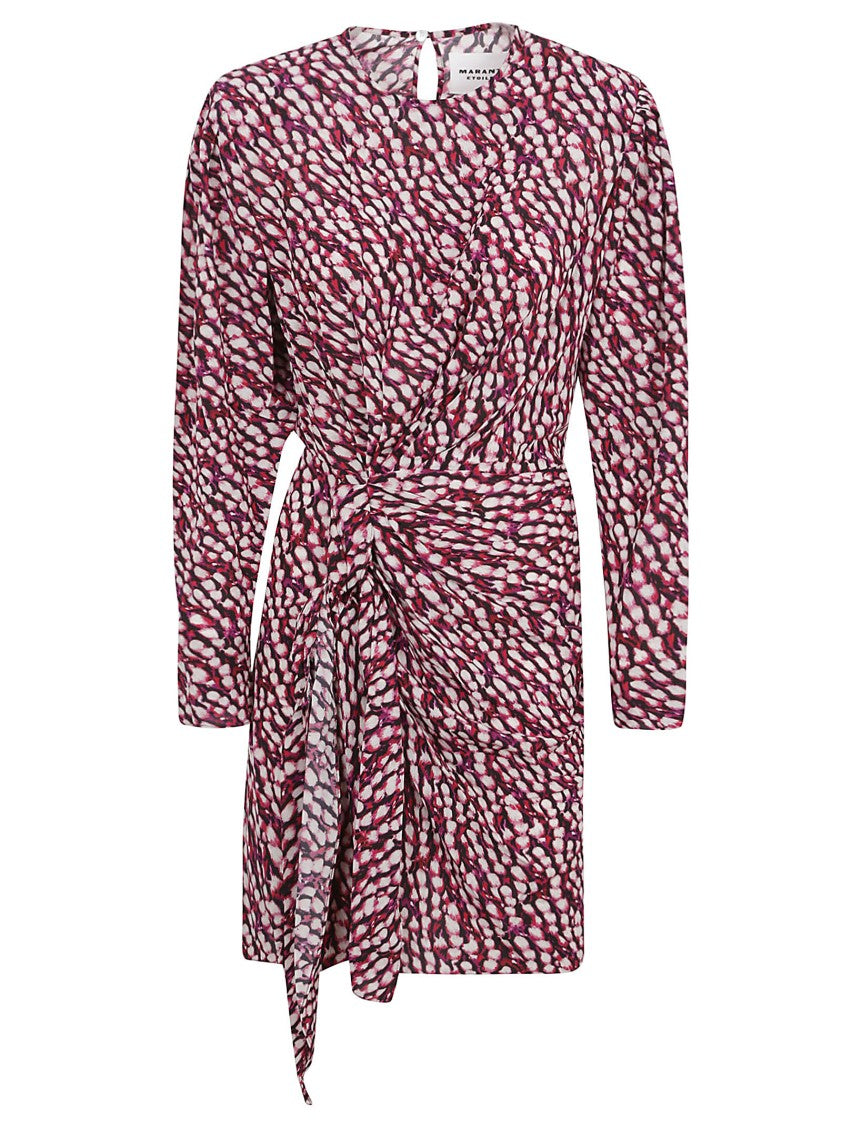 Isabel Marant Étoile Wrap-Design Dress With Gathered Waist