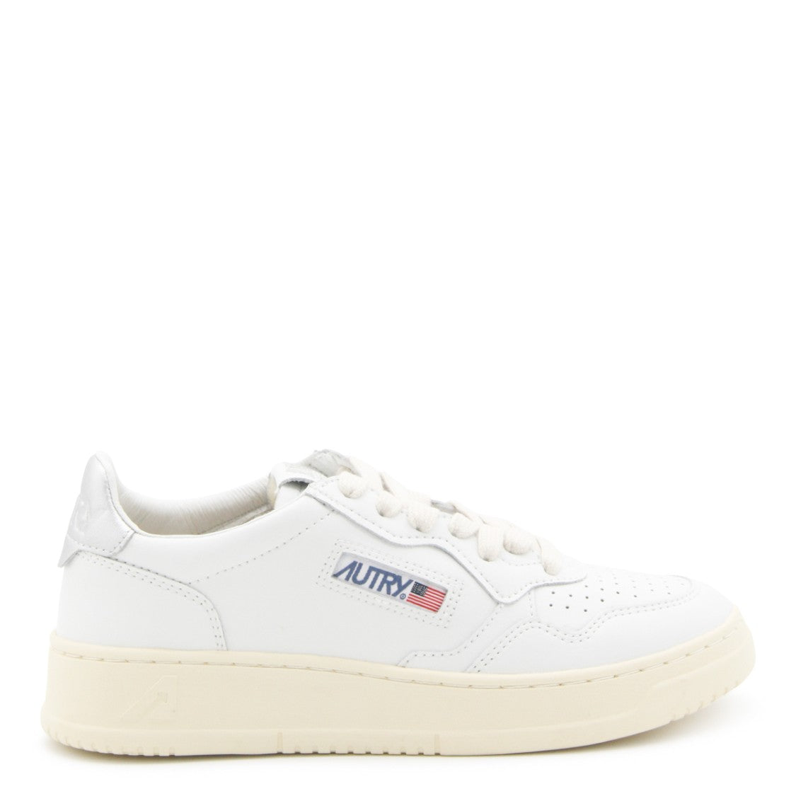 Autry White Leather Low Top Sneakers