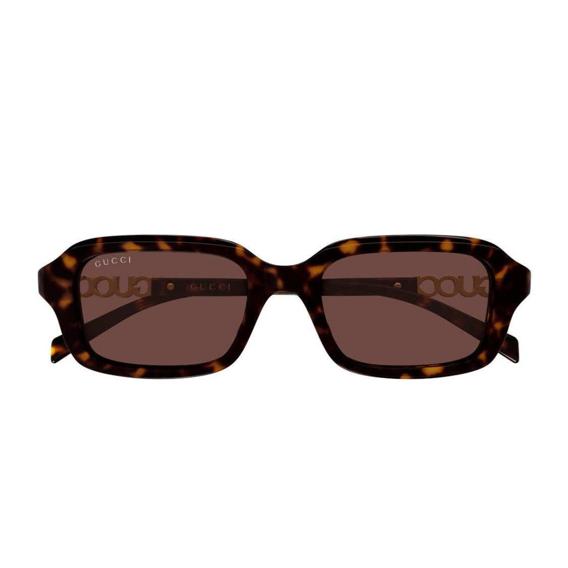 Gucci Havana Name Of Brand Gg2152s Recycled Acetate Rectangular Sunglasses