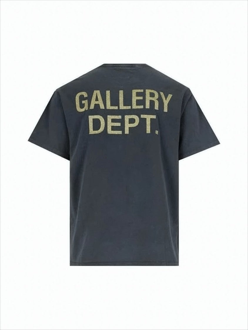 Gallery Dept. Black Short-Sleeve T-Shirt With Graphic Print