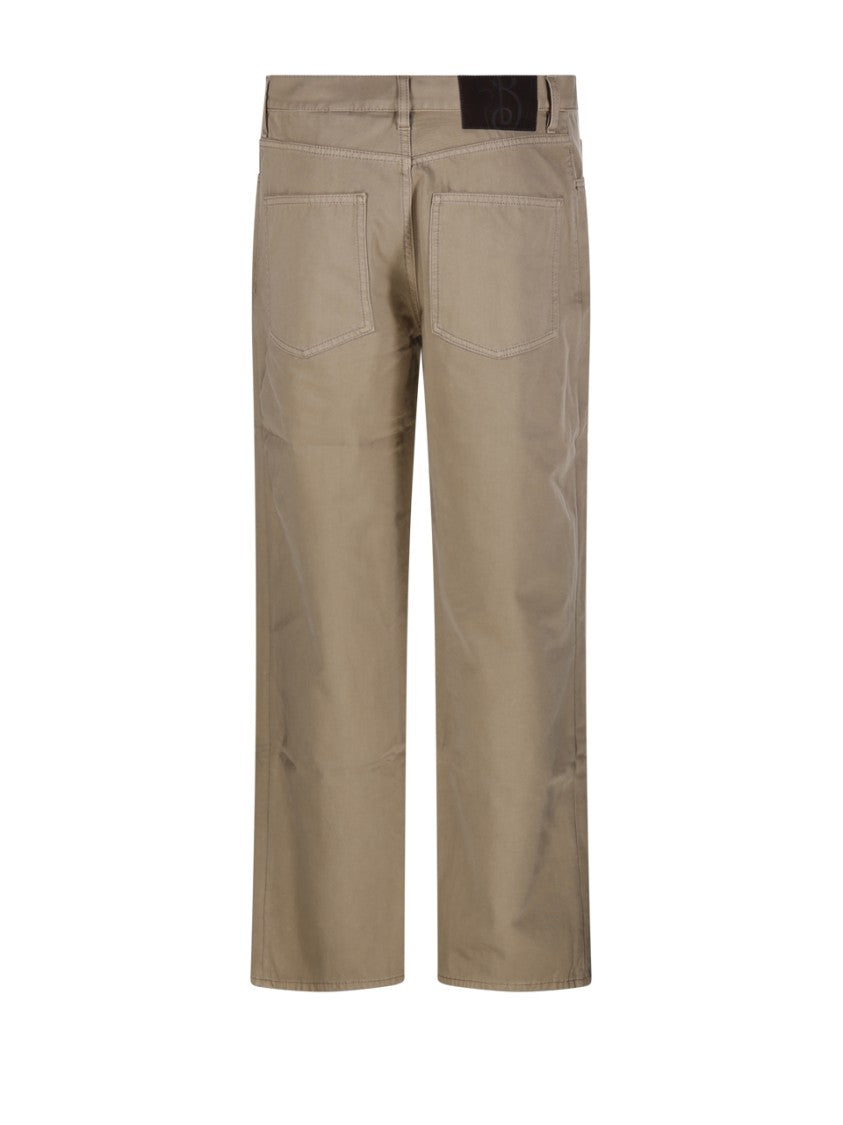 Burberry Relaxed Fit Straight Leg Pants