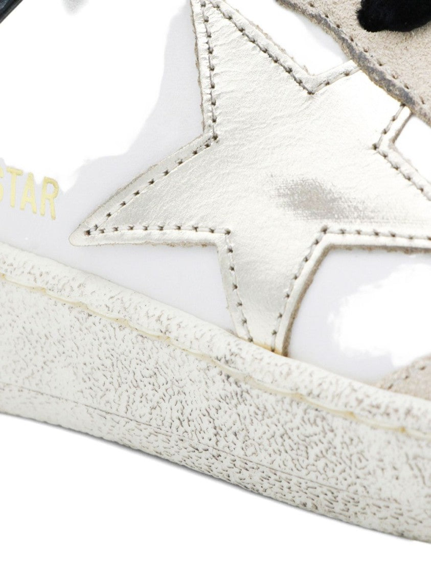 Golden Goose Silk And Nylon Distressed Finish Sneakers