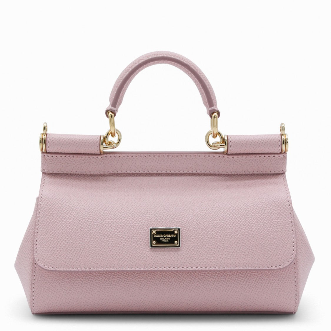 Dolce & Gabbana Structured Handbag With Gold-Tone Hardware