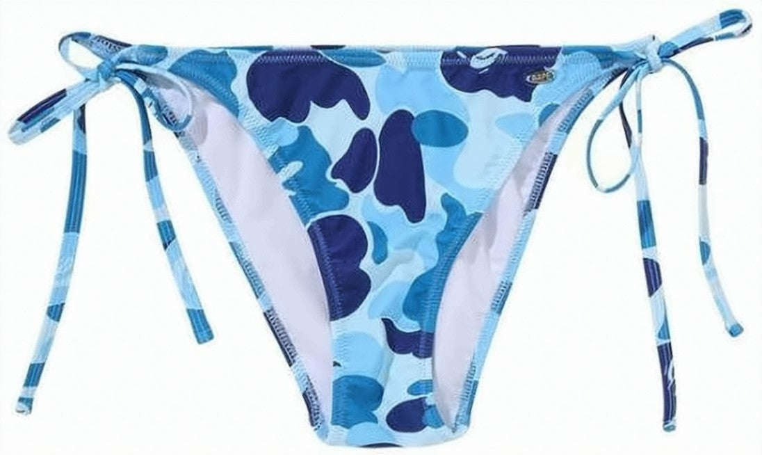 Bape Camouflage Print Two-Piece Bikini Set
