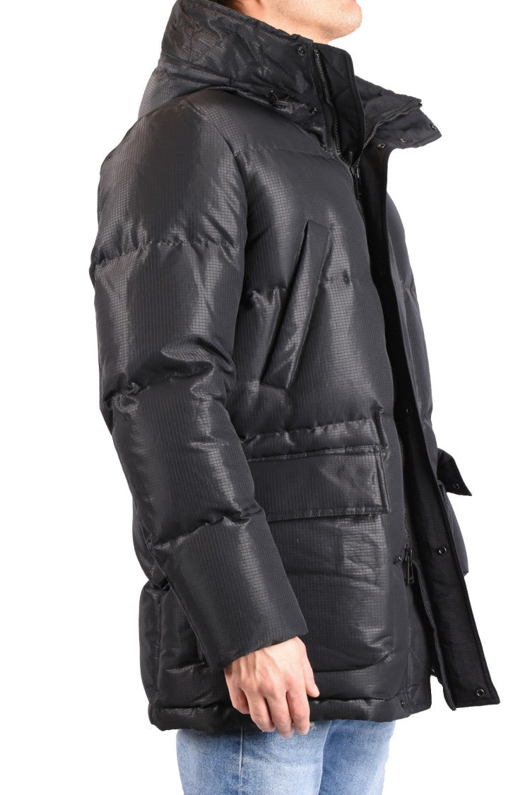 Belstaff Black Nylon Quilted Down Jacket