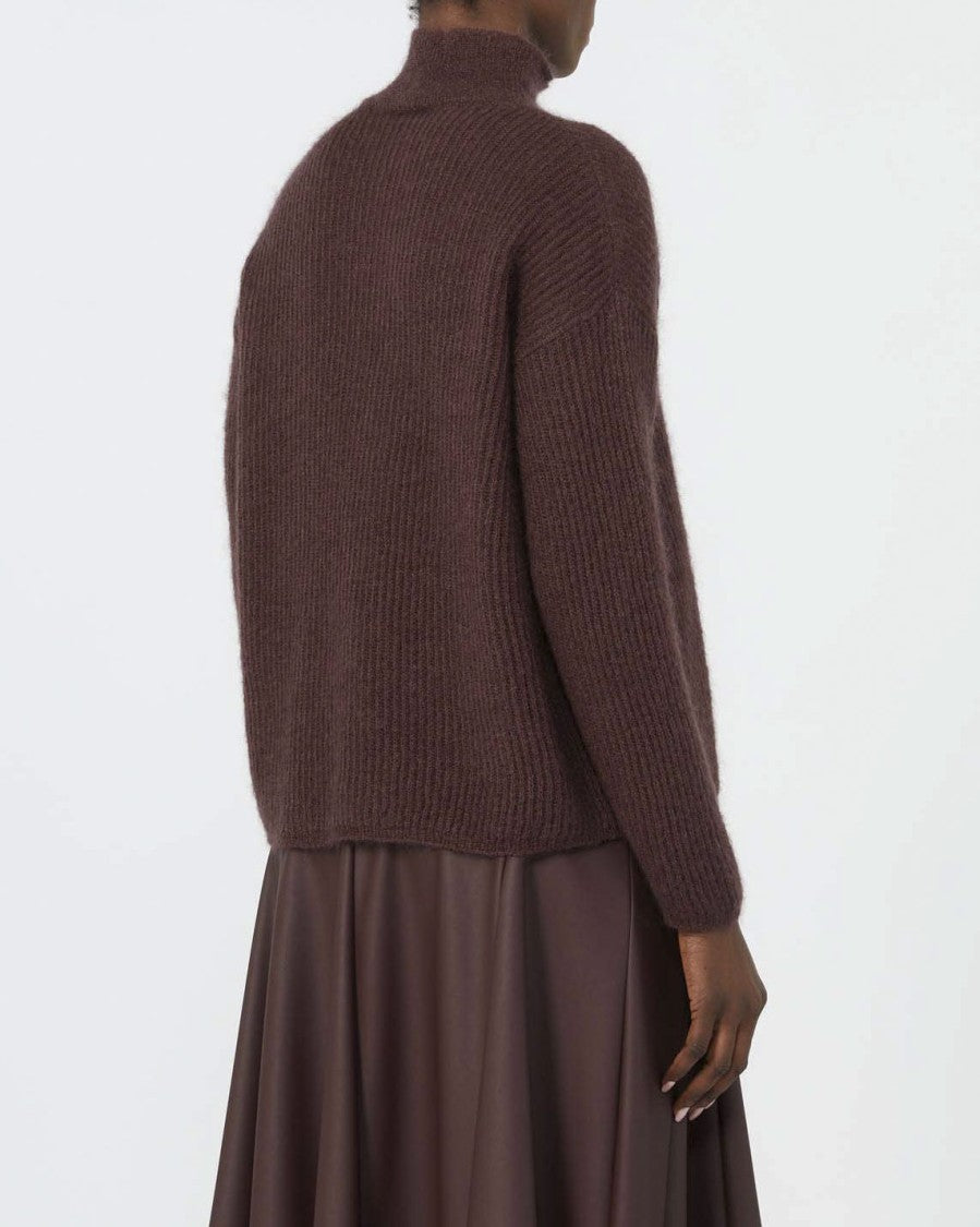 Max Mara Refined Mock Neck Sweater