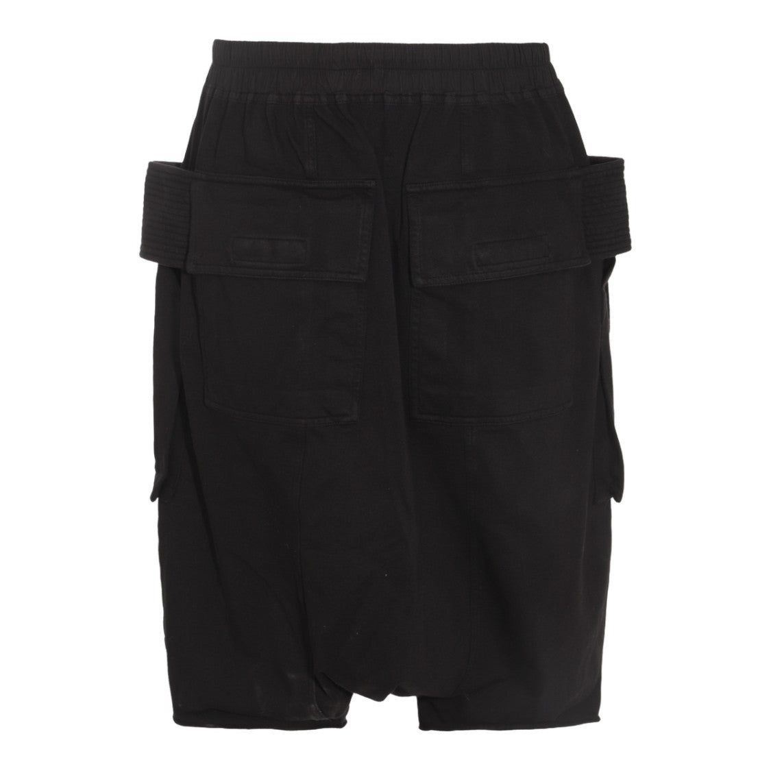 Drkshdw By Rick Owens Mid-Thigh Black Shorts With Clean Silhouette
