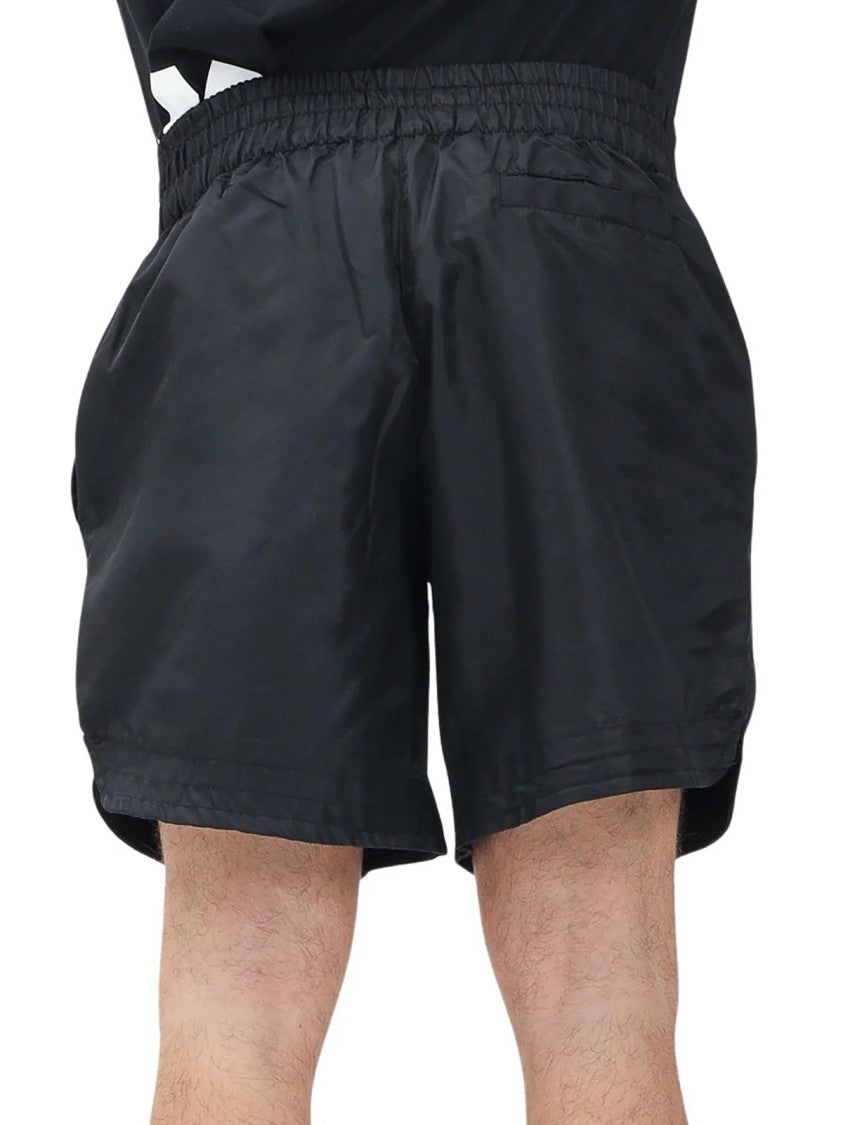 Barrow Black Polyamide Bermuda Shorts