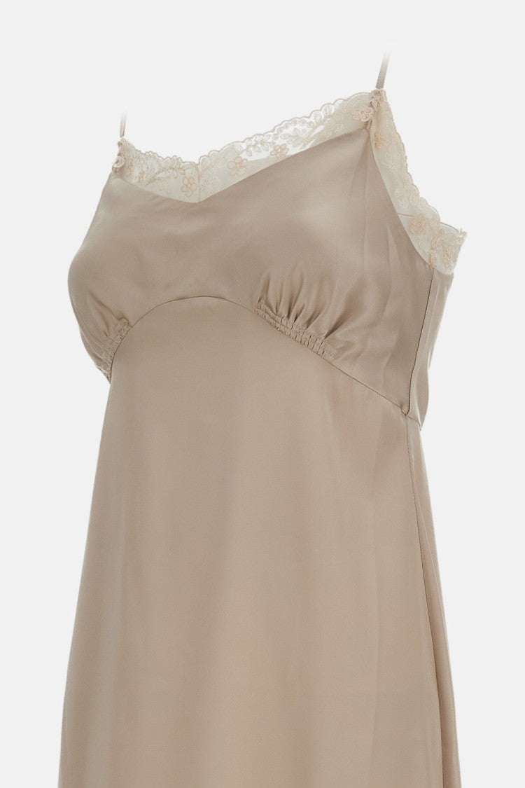 Simone Rocha Lace Trim Slip Dress