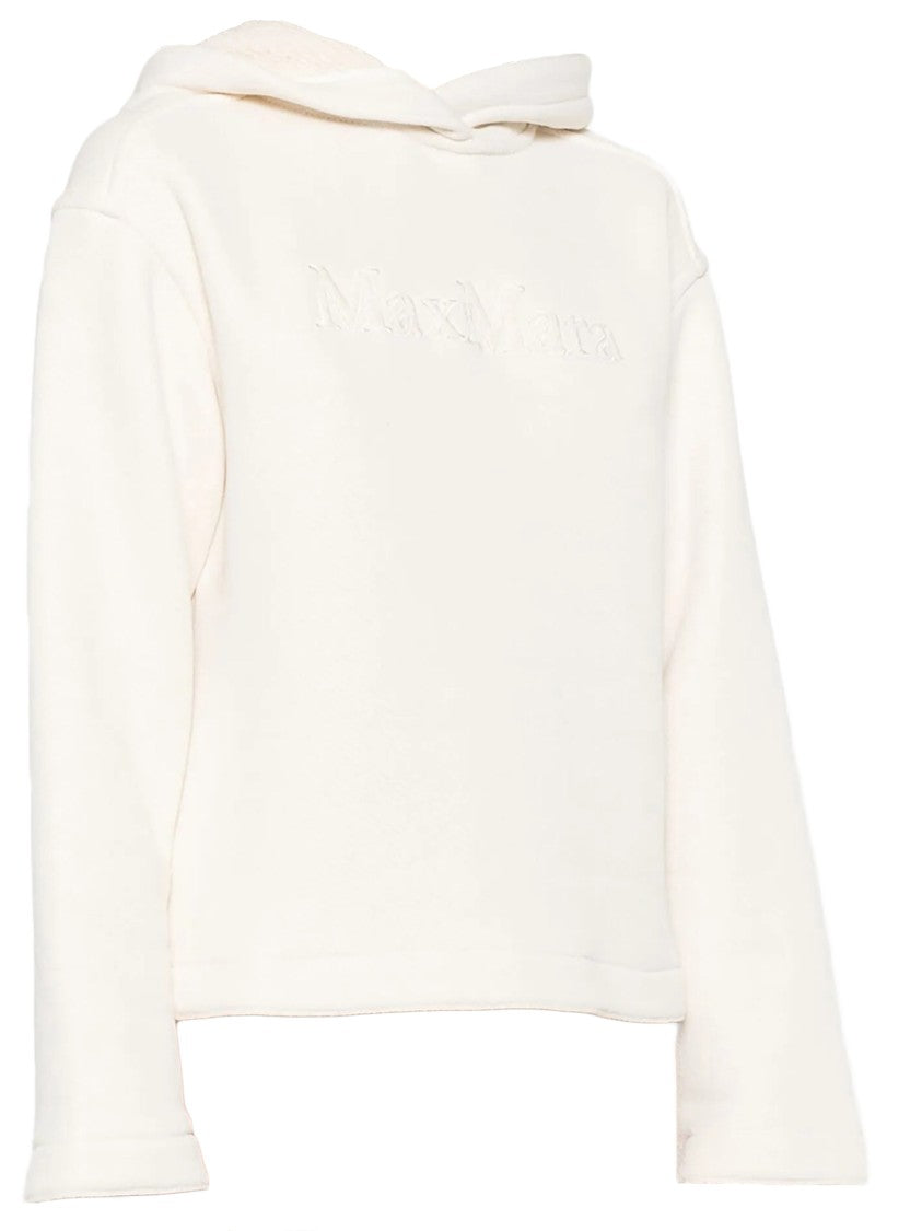 Max Mara Cropped Hoodie With Integrated Hood