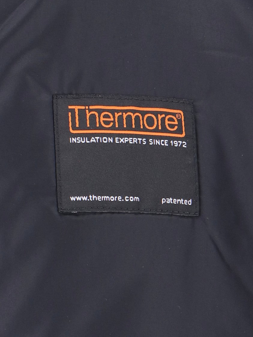 Aspesi Blue Button-Up Shirt With Chest Pockets