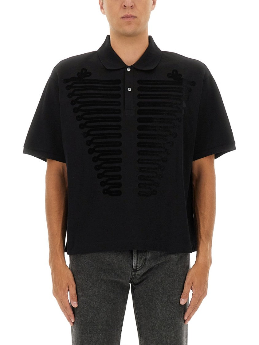 Alexander Mcqueen "Ceremonial Boxy" Polo Shirt