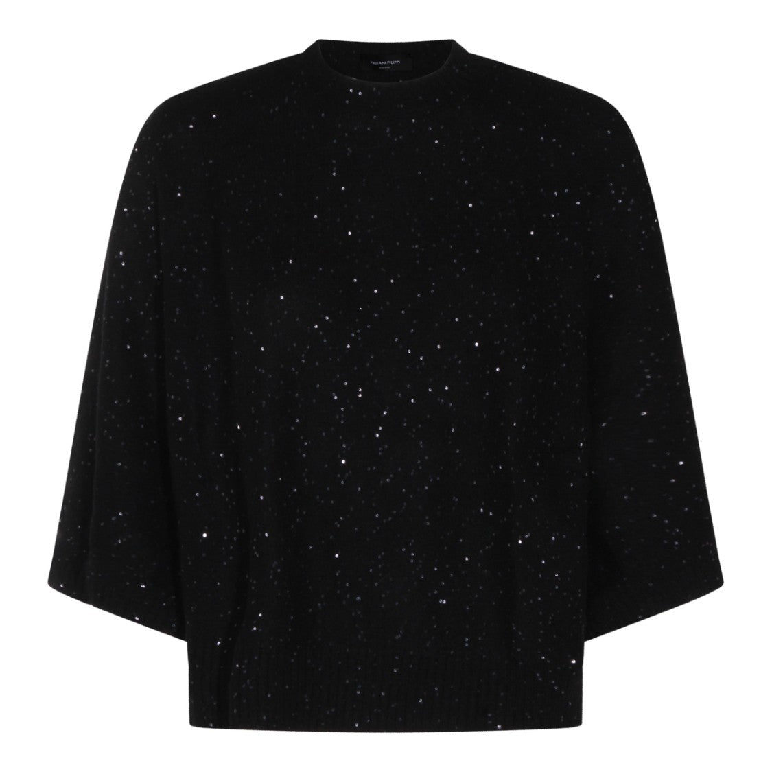 Fabiana Filippi Black Wool T-Shirt