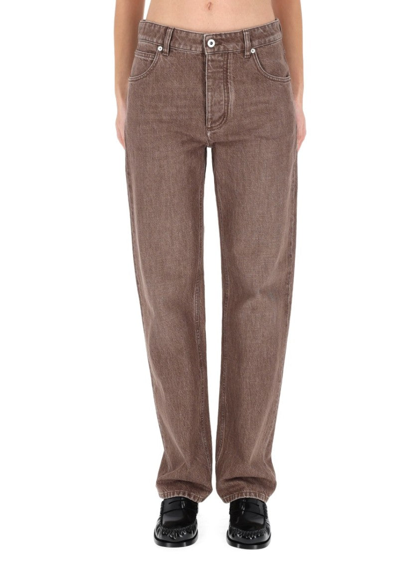 Bottega Veneta Straight-Leg Denim Jeans With Vintage-Finish Design
