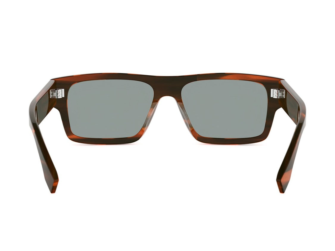 Fendi Tortoiseshell Fe40215i Bold Square Sunglasses