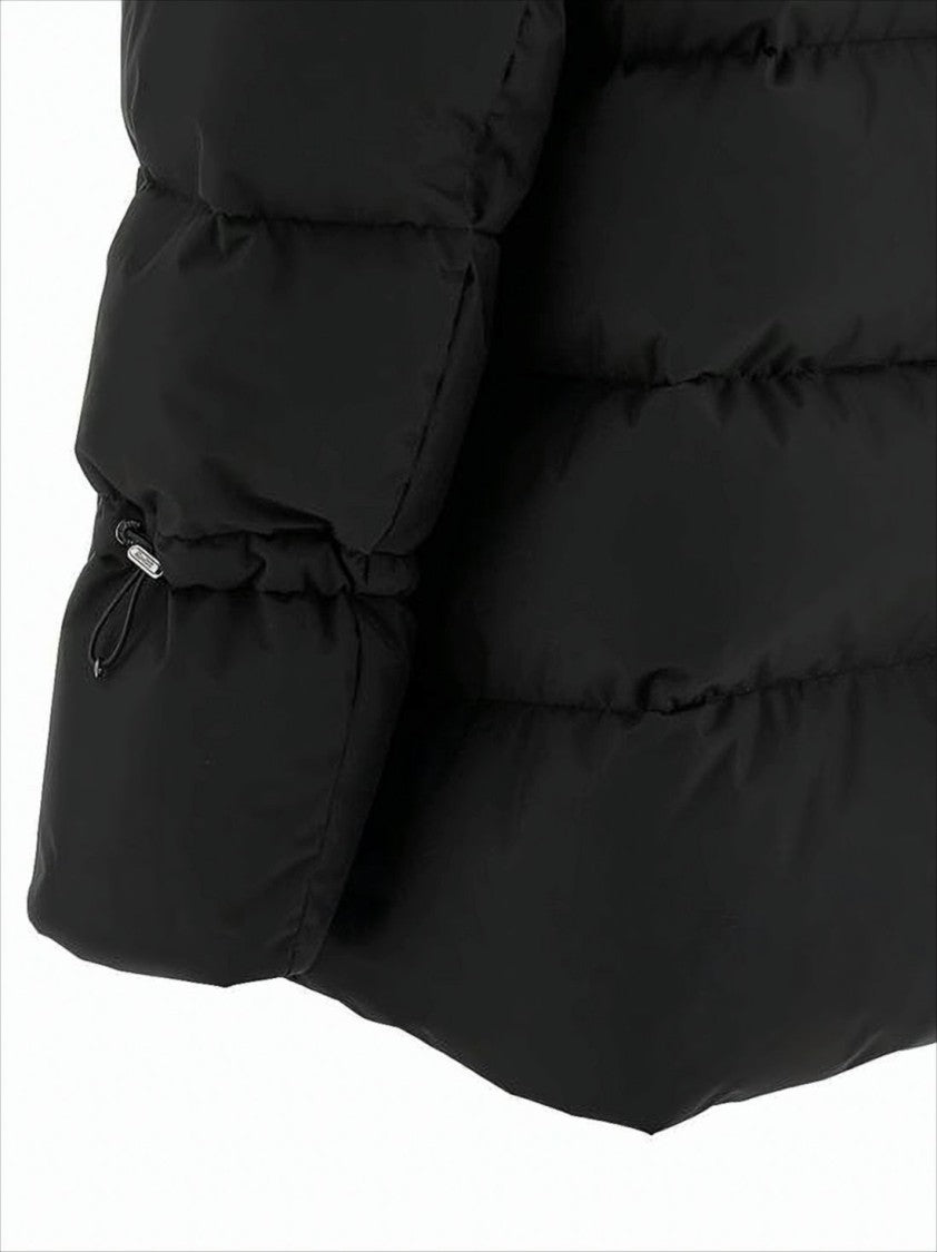 Moorer Structured Collar Padded Jacket With Zippered Pockets