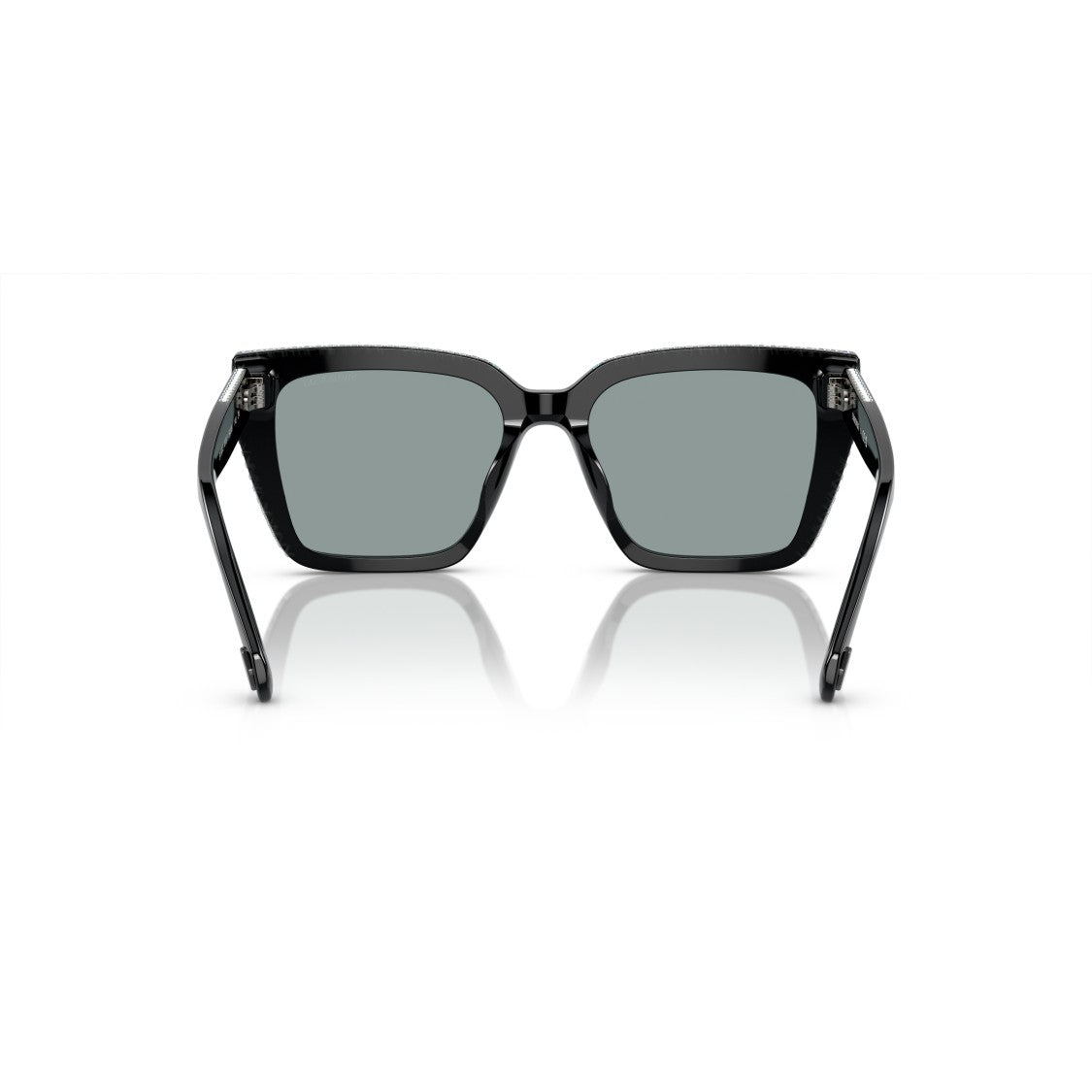 Swarovski 0Sk6013 Oversized Square Frame Sunglasses With Crystal Embellishments