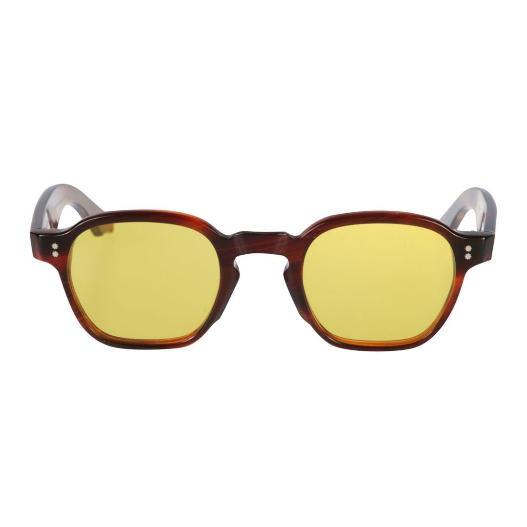 Kador K-Master Classic Square Tortoiseshell Sunglasses With Yellow Tinted Lenses