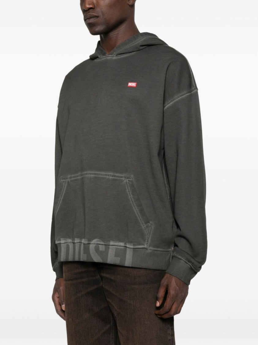 Diesel Relaxed-Fit Hooded Sweatshirt With Kangaroo Pocket
